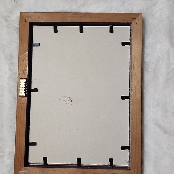 Rustic Brown Wooden Framed Wall Art Set. 8 x 6 size. - Picture 5 of 5